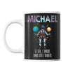 Mug Prénom Michael Univers - Planetee