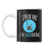 Mug Aquabiking j'peux pas Noir - Planetee