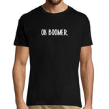 T-shirt Homme Noir - OK Boomer - Planetee