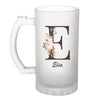 Chope de bière Elia Lettre Fleur - Planetee
