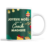 Tasse Noël Coach homme Vert - Planetee