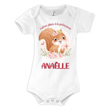 Body bébé Anaëlle Princesse Écureuil - Planetee