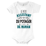 Body bébé Le Petit Assistant du Potager de Maman - Planetee