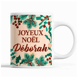 Tasse Noël Déborah Beige - Planetee