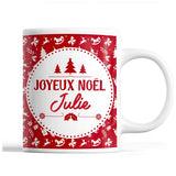 Tasse Noël Julie Rouge - Planetee