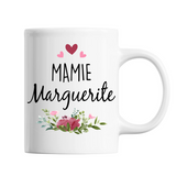 Mug Mamie Marguerite | Tasse prénom Grand Mère - Planetee