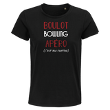 T-shirt femme Bowling C'est ma Routine - Planetee