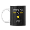 Mug J'peux pas apéro j'peux pas Noir - Planetee