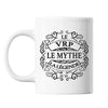 Mug VRP Le Mythe la Légende blanc - Planetee