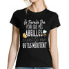 T-shirt Femme Abeilles | Je travaille dur - Planetee