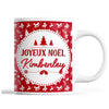 Tasse Noël Kimberley Rouge - Planetee