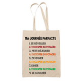 Tote Bag Potager Journée Parfaite - Planetee
