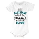 Body bébé Le Petit Assistant du Garage de Papi - Planetee