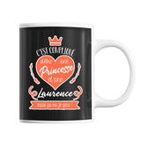 Mug Laurence La Princesse | Tasse Prénom - Planetee