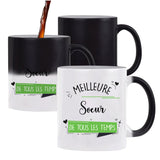 Mug magique Meilleure Soeur de tous les temps - Planetee