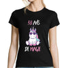 T-shirt Femme Anniversaire 38 ans Licorne - Planetee