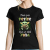 T-shirt Femme Bébé Yoda Petite - Planetee