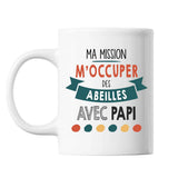 Mug Ma mission Abeilles avec Papi - Planetee