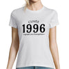 T-shirt Femme Anniversaire Cuvée 1996 - Planetee