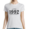T-shirt Femme Anniversaire Cuvée 1992 - Planetee