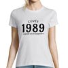 T-shirt Femme Anniversaire Cuvée 1989 - Planetee