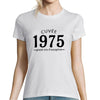 T-shirt Femme Anniversaire Cuvée 1975 - Planetee