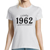 T-shirt Femme Anniversaire Cuvée 1962 - Planetee