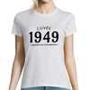 T-shirt Femme Anniversaire Cuvée 1949 - Planetee