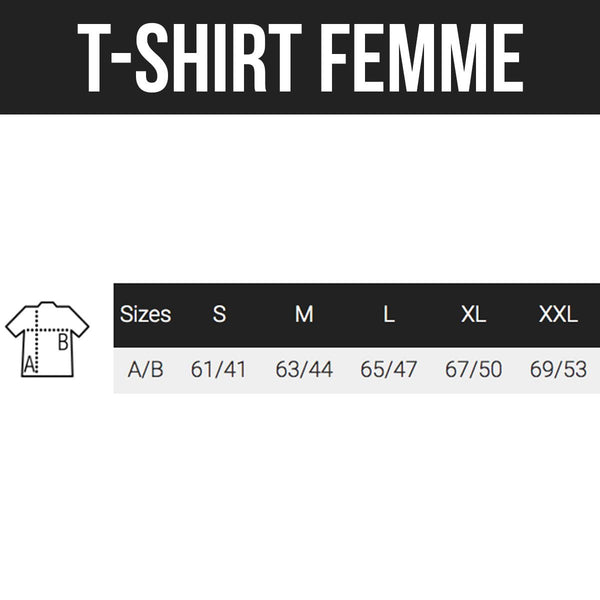 Tee shirt Femme 64 LOGO Blanc