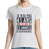 T-shirt Femme Anniversaire 41 ans Expérience - Planetee