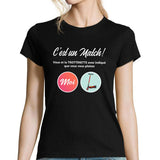 T-shirt Femme Trottinette Parodie site de rencontre - Planetee