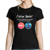T-shirt Femme Pêche Parodie site de rencontre - Planetee