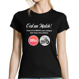 T-shirt Femme Moto Parodie site de rencontre - Planetee