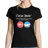 T-shirt Femme Auto-stop Parodie site de rencontre - Planetee