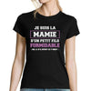 T-shirt Famille Mamie d'un fils formidable - Planetee