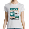 T-shirt Femme Anniversaire 100 ans - Planetee