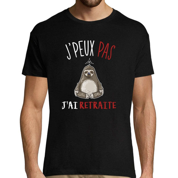 T-shirt Homme Je peux pas j'ai retraite - Planetee