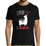 T-shirt Homme Je peux pas j'suis un lama - Planetee