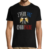 T-shirt Homme Je peux pas j'ai champagne - Planetee