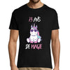 T-shirt Homme Anniversaire 73 ans Licorne - Planetee