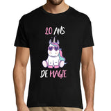 T-shirt Homme Anniversaire 20 ans Licorne - Planetee