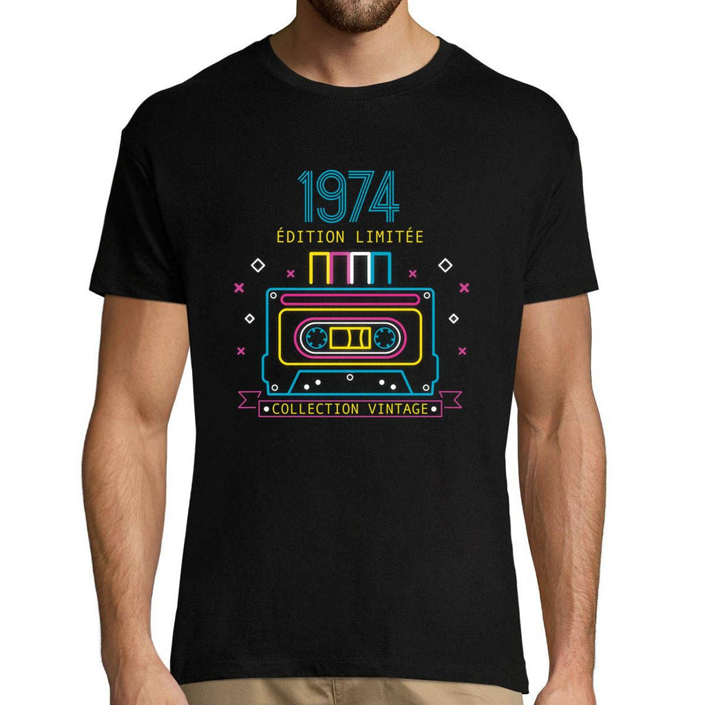 T-shirt Homme Anniversaire 1974 Vintage | Planetee true