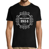 T-shirt Homme Anniversaire Millésime 1954 - Planetee