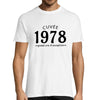 T-shirt Homme Anniversaire Cuvée Grand Cru 1978 - Planetee