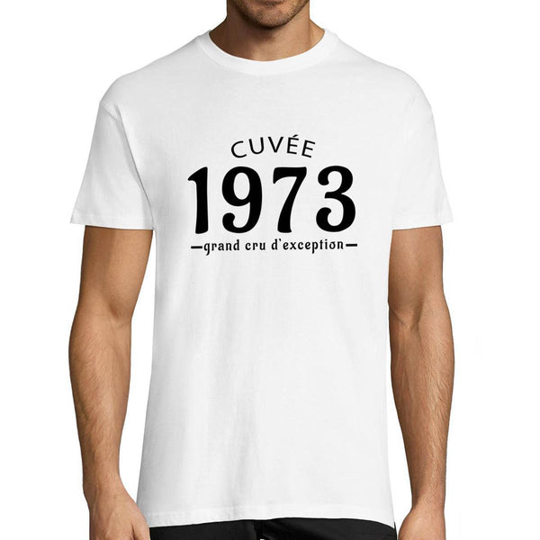 T-shirt Homme Anniversaire Cuvée Grand Cru 1973 - Planetee