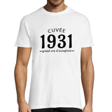 T-shirt Homme Anniversaire 1931 Cuvée Grand Cru | Planetee - Planetee