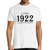 T-shirt Homme Anniversaire 1922 Cuvée Grand Cru | Planetee - Planetee