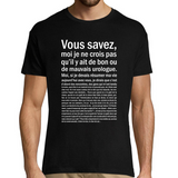 T-Shirt Homme urologue Bon ou Mauvais - Planetee