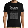 T-Shirt Homme interprète Bon ou Mauvais - Planetee