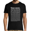 T-Shirt Homme démographe Bon ou Mauvais - Planetee